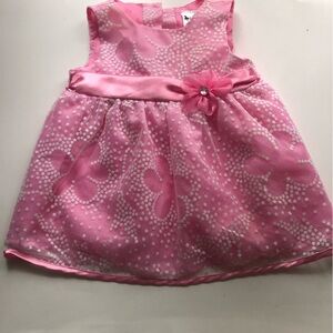 Pink Floral Baby Dress
